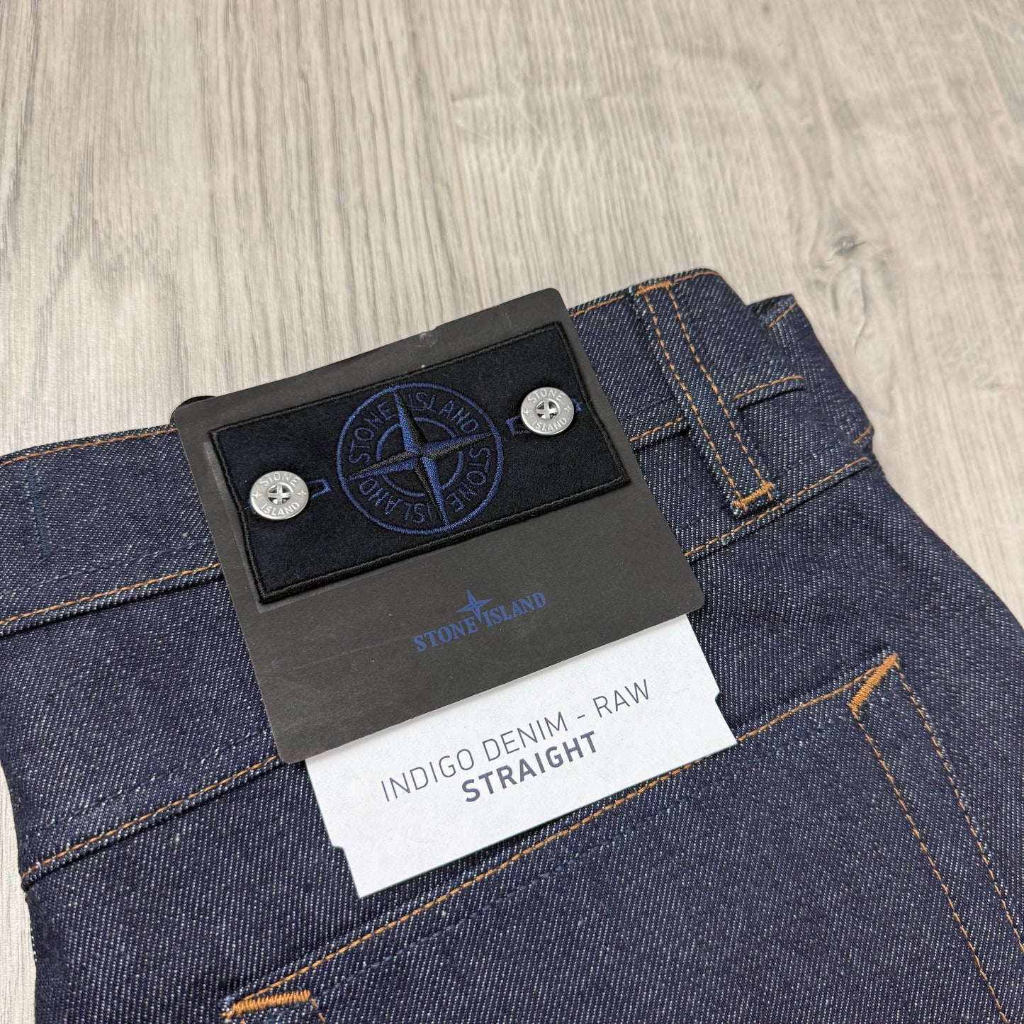 Stone Island Straight Denim Jeans - Indigo Raw