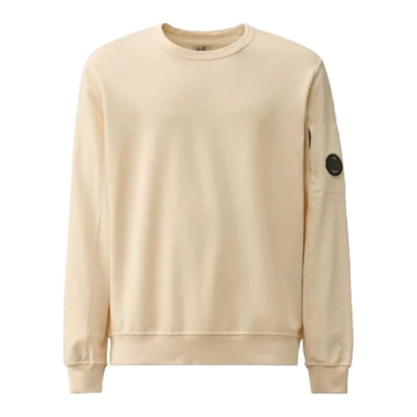 Cp Company Light Fleece Lens Sweatshirt In Pistachio Shell