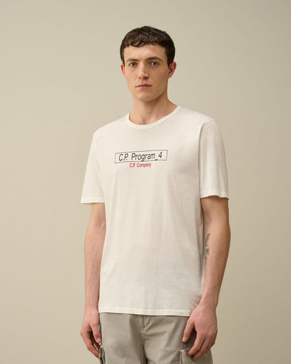 Cp Company 307A T-Shirt In White