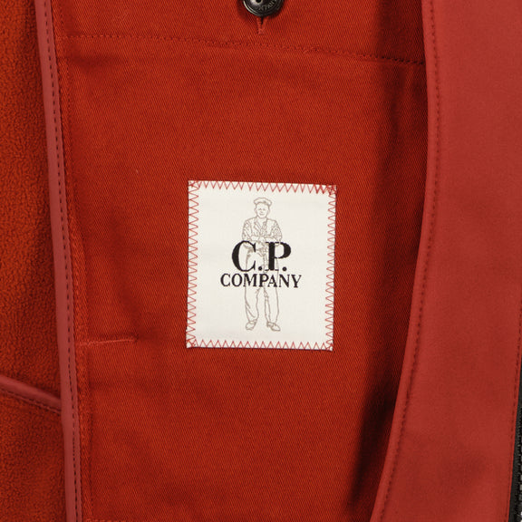 Cp Company Shell-R A/W Lens Jacket In Red