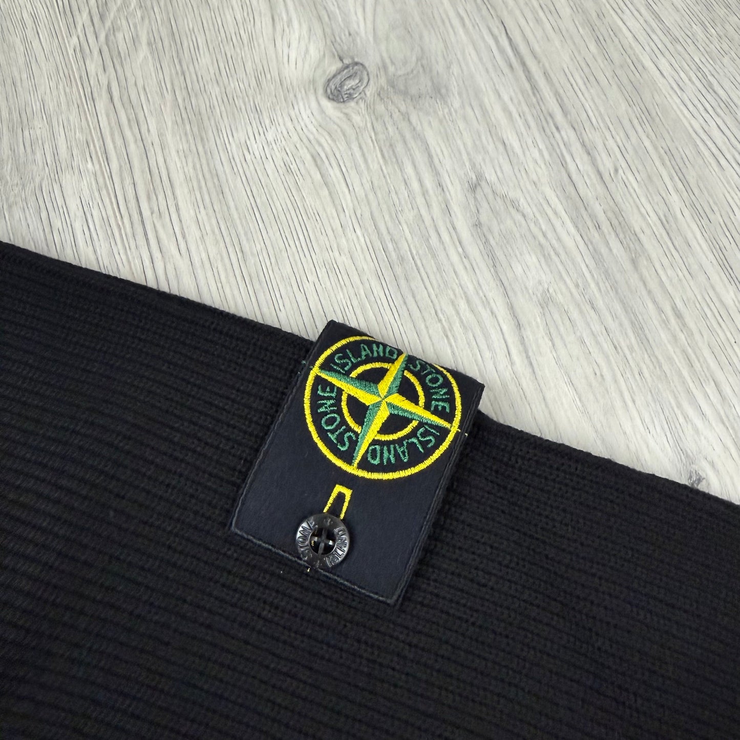 Stone Island Knit Half Zip Fleece - Black