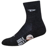 Load image into Gallery viewer, DeFeet Woolie Boolie 4" D-Logo Socks - Charcoal