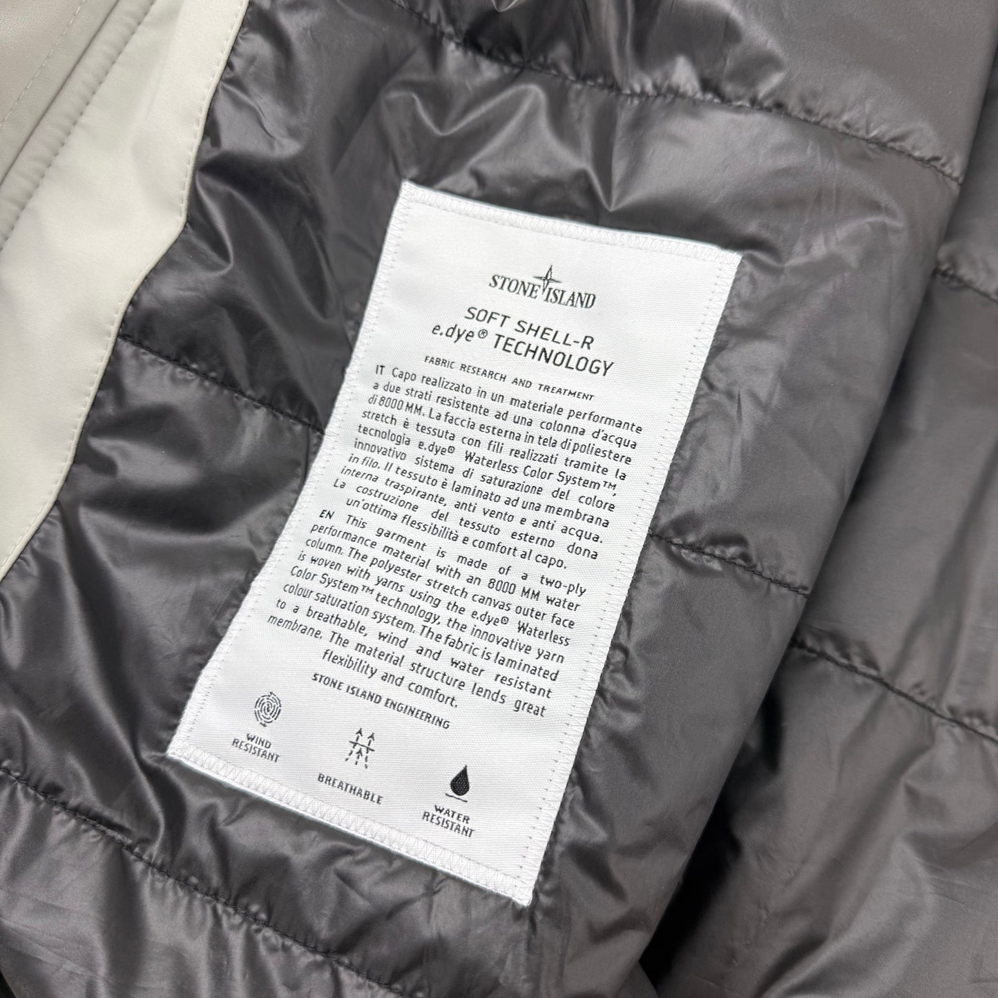 Stone Island PrimaLoft Jacket - Pearl Grey