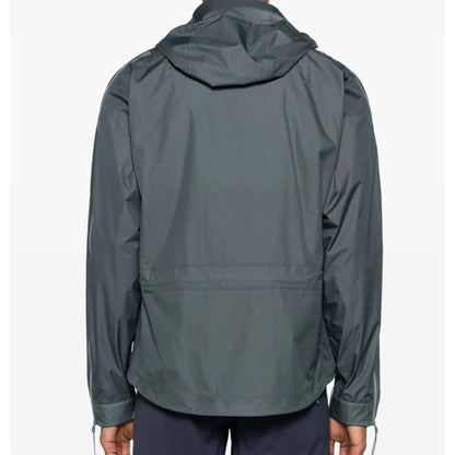 Cp Company Metropolis Nylon Pertex Lightweight Hooded Jacket in Turbulence Grey