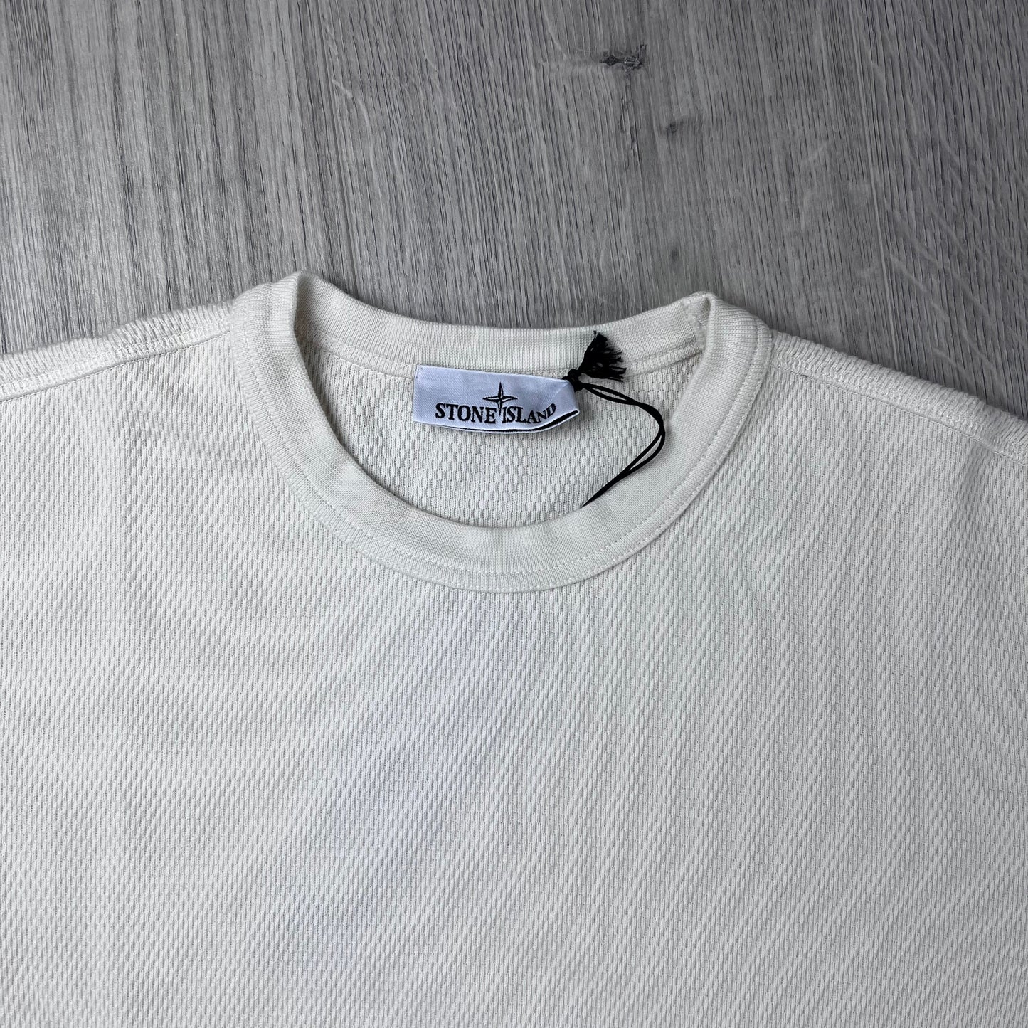 Stone Island Mesh Stitch Sweatshirt - Ivory