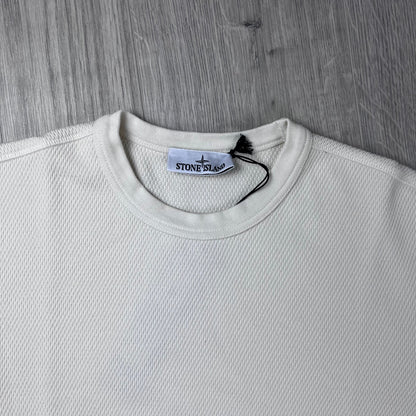 Stone Island Mesh Stitch Sweatshirt - Ivory