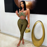 Load image into Gallery viewer, Yeri crop leggings (Olive)