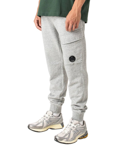 Cp Company 017A Diagonal Raised Lens Joggers In Grey M94