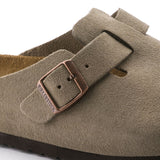 Load image into Gallery viewer, Unisex Boston Soft Footbed Suede Leather Taup Regular/Wide