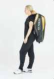 Load image into Gallery viewer, FZ Forza Tour Line 6 Pcs Racket Bag [Black/Gold]