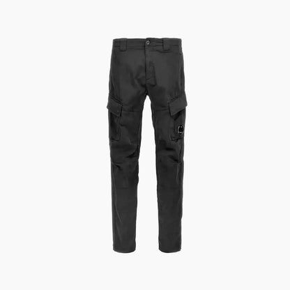 Cp Company 056A Tapered Leg Lens Cargo Pants In Black