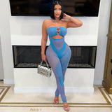 Load image into Gallery viewer, Celine jumpsuit (Blue)