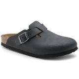 Load image into Gallery viewer, Unisex Boston Oiled Leather Black Regular/Wide