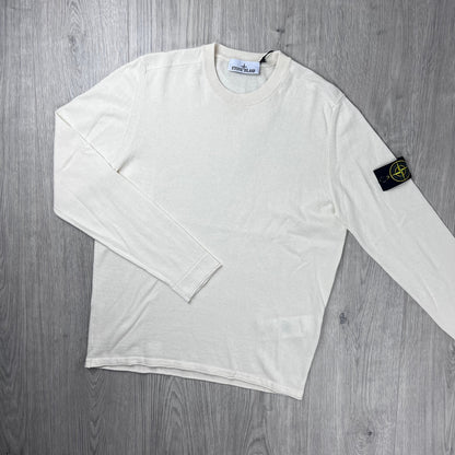 Stone Island Light Organic Sweatshirt - Ivory