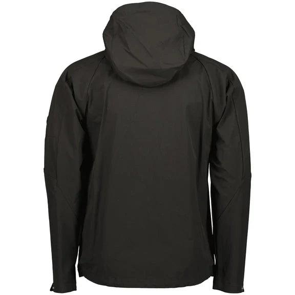 Cp Company Slim Fit Lightweight Lens Hooded Pro-Tek Jacket In Black