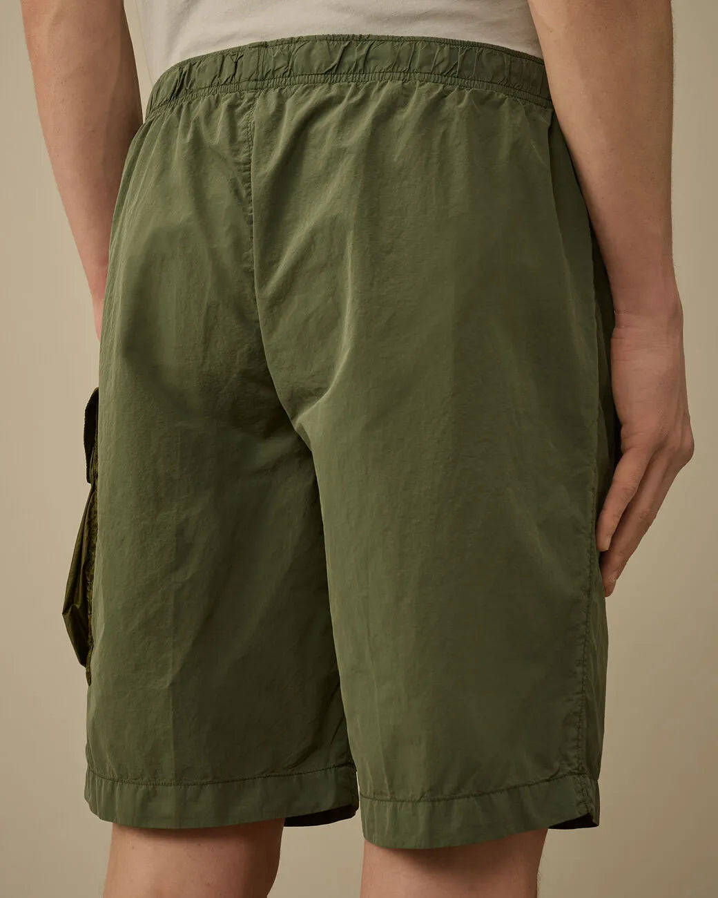 Cp Company 232A Flatt Nylon Mixed Cargo Swim Shorts In Thyme