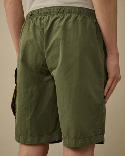Cp Company 232A Flatt Nylon Mixed Cargo Swim Shorts In Thyme
