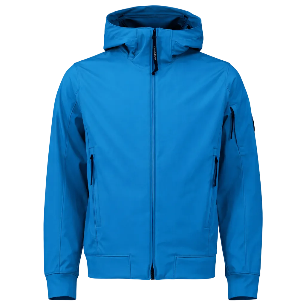 Cp Company S/S Lens Soft Shell Jacket In Ink Blue