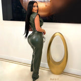 Load image into Gallery viewer, Taryn leather jumpsuit (Brown)