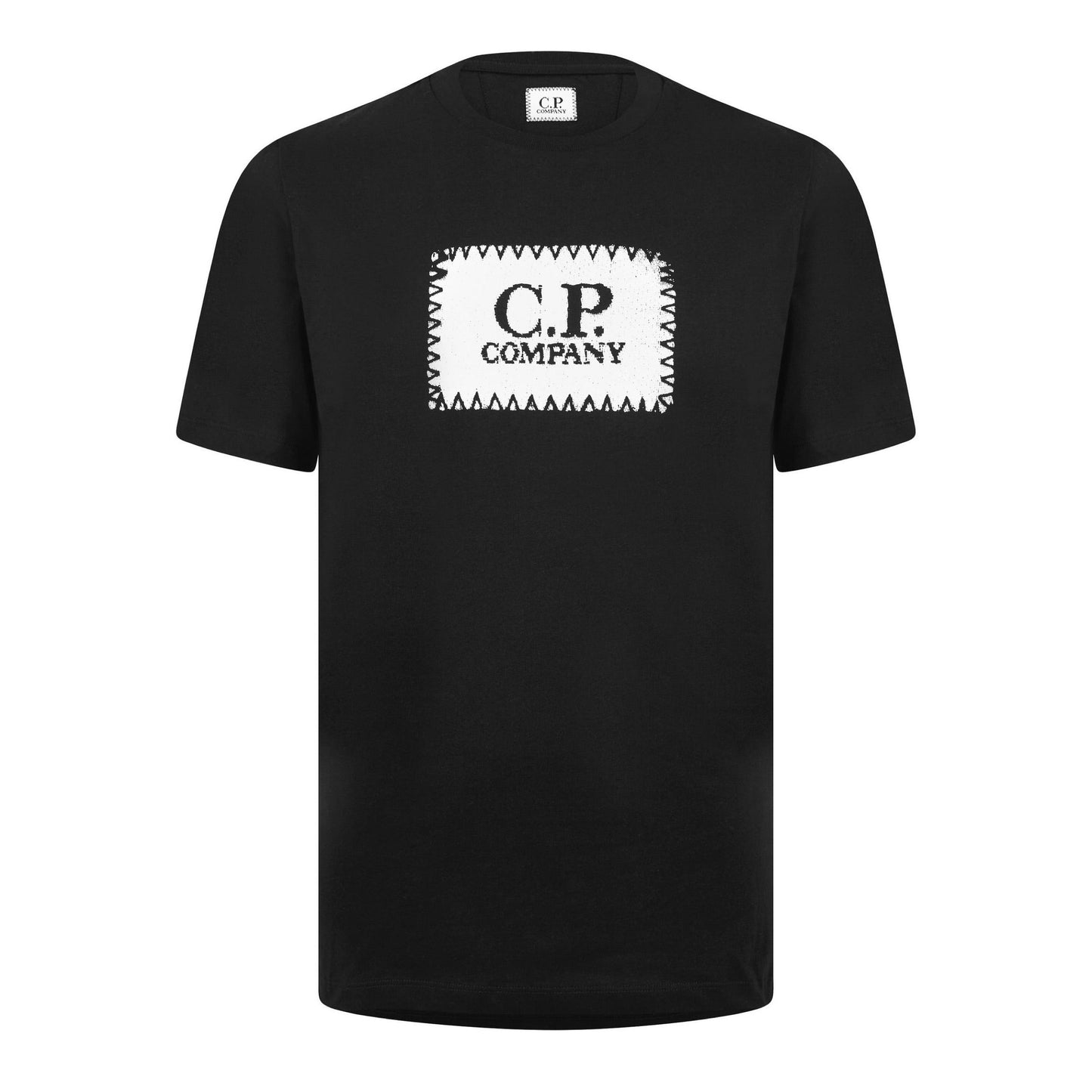Cp Company 029A 30/1 Stamp T-Shirt In Black