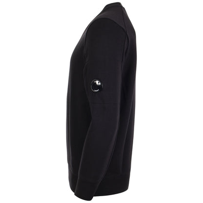 Cp Company 023A Diagonal Raised Lens Sweatshirt In Black