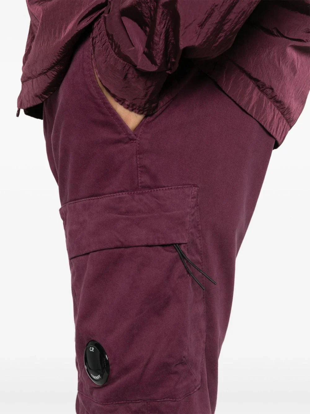 Cp Company 121A Ergonomic Fit Lens Cargo Pants In Potent Purple