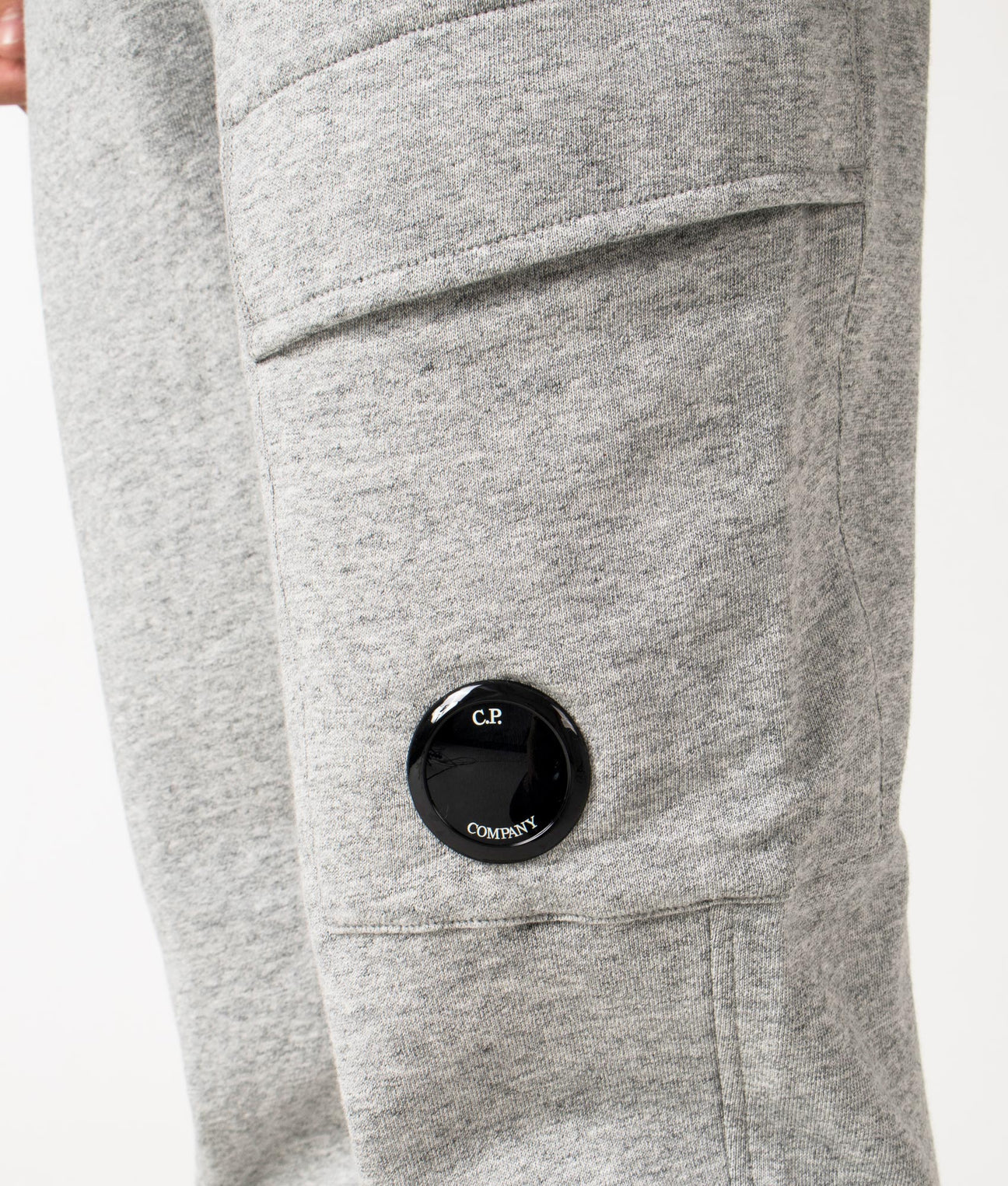 Cp Company 017A Diagonal Raised Lens Joggers In Grey M94