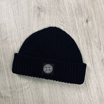 Stone Island Beanie - Navy