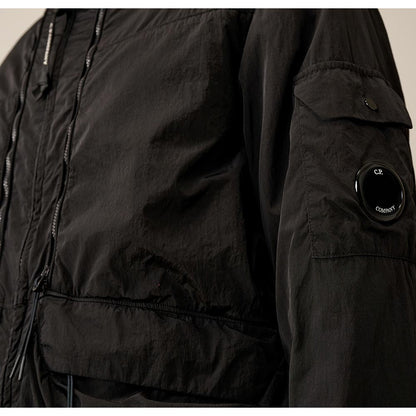 Cp Company Chrome-R Utility Lens Jacket In Black