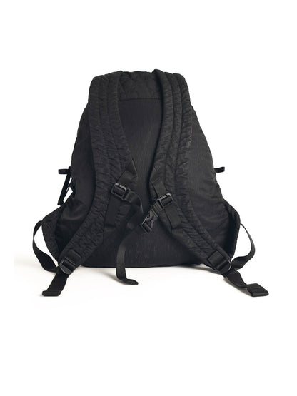 Cp Company 230A Nylon B Rounded Logo Rucksack In Black