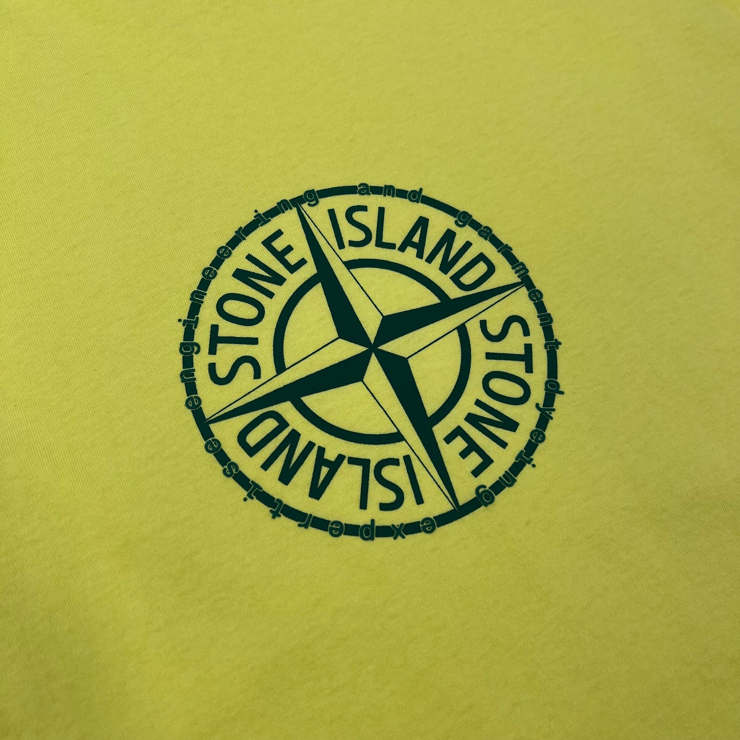 Stone Island 'Compass' T-Shirt - Lemon