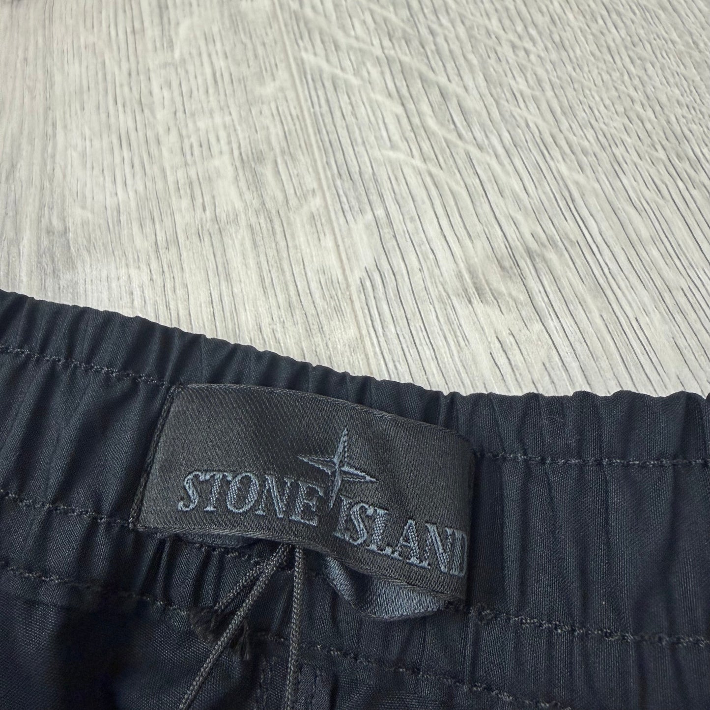 Stone Island Ghost Cargo Shorts - Black