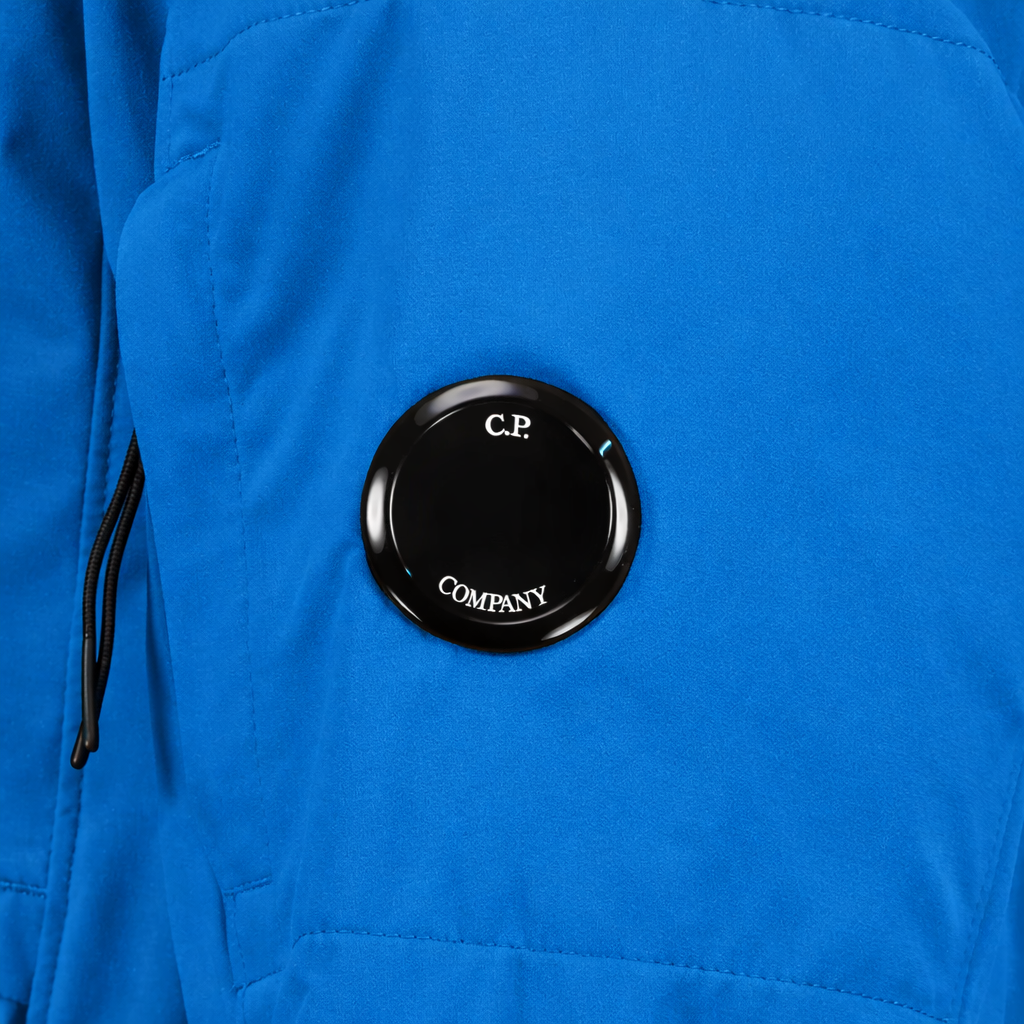 Cp Company S/S Lens Soft Shell Jacket In Ink Blue