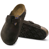 Load image into Gallery viewer, Unisex Boston Soft Footbed Suede Leather Mocha Medium/Narrow