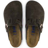 Load image into Gallery viewer, Unisex Boston Soft Footbed Suede Leather Mocha Regular/Wide