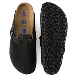 Load image into Gallery viewer, Unisex Boston Soft Footbed Suede Leather Black Regular/Wide