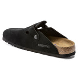 Load image into Gallery viewer, Unisex Boston Soft Footbed Suede Leather Black Regular/Wide