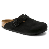 Load image into Gallery viewer, Unisex Boston Soft Footbed Suede Leather Black Medium/Narrow