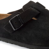 Load image into Gallery viewer, Unisex Boston Soft Footbed Suede Leather Black Medium/Narrow