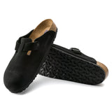 Load image into Gallery viewer, Unisex Boston Soft Footbed Suede Leather Black Regular/Wide