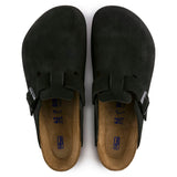 Load image into Gallery viewer, Unisex Boston Soft Footbed Suede Leather Black Medium/Narrow