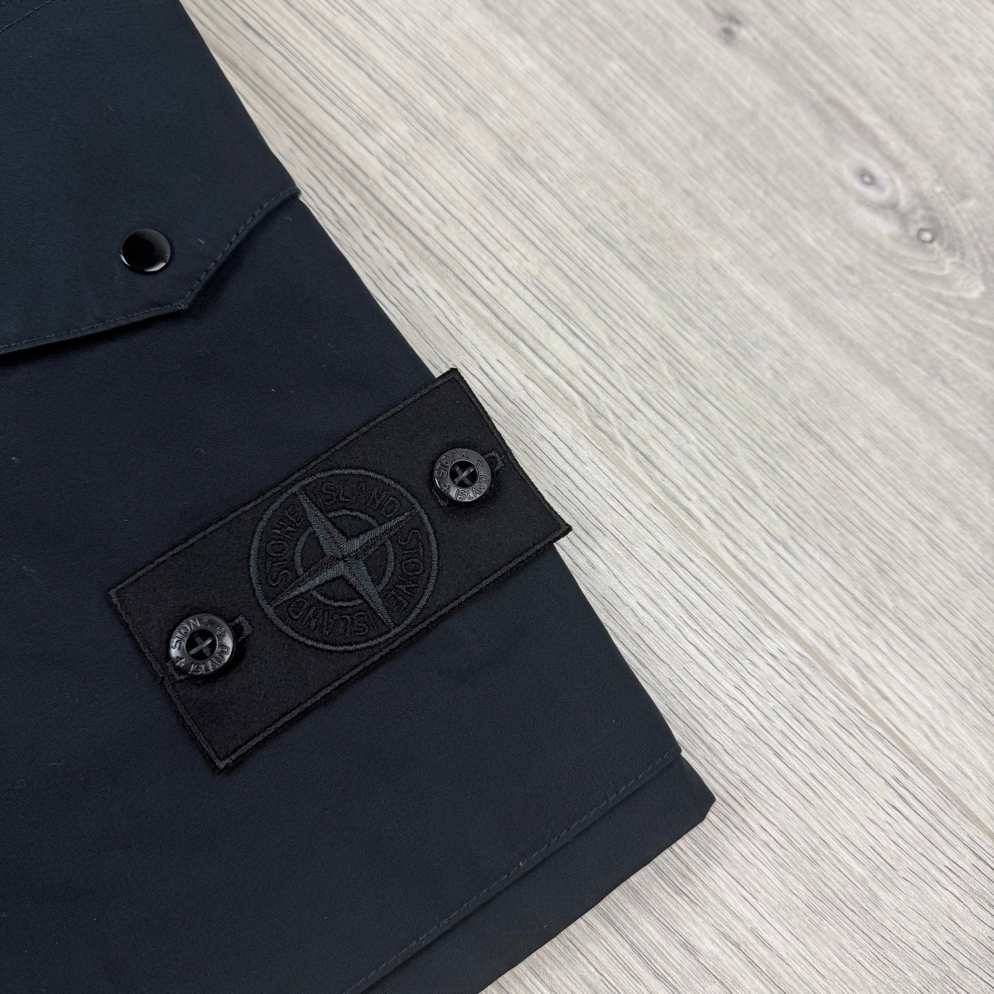 Stone Island Ghost Cargo Shorts - Black