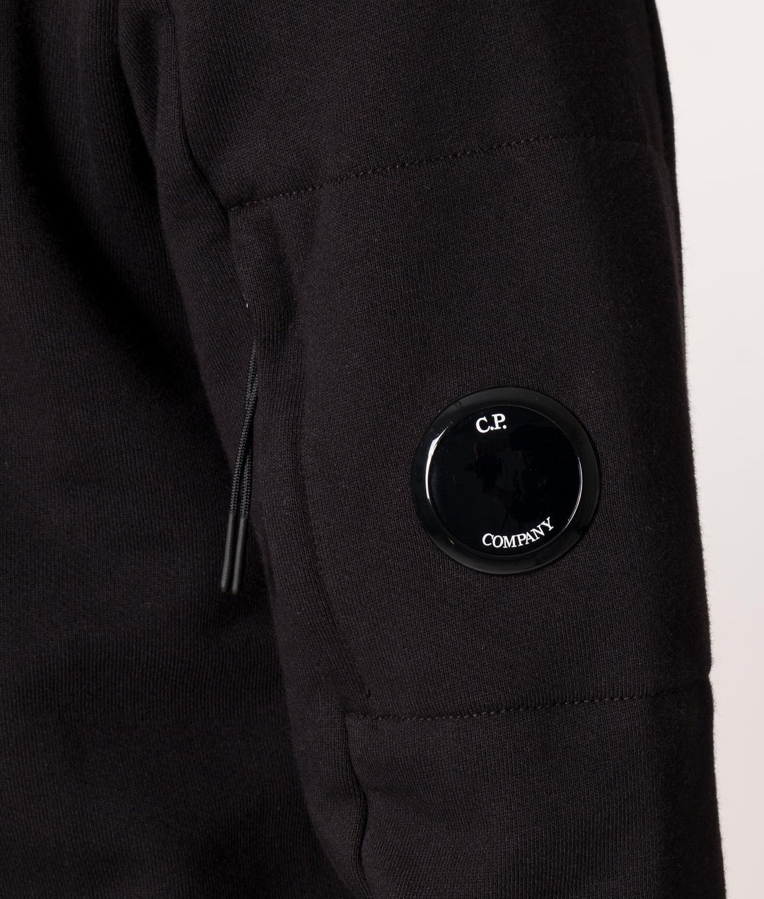 Cp Company Diagonal Raised Cotton Lens Sweatshirt in Black