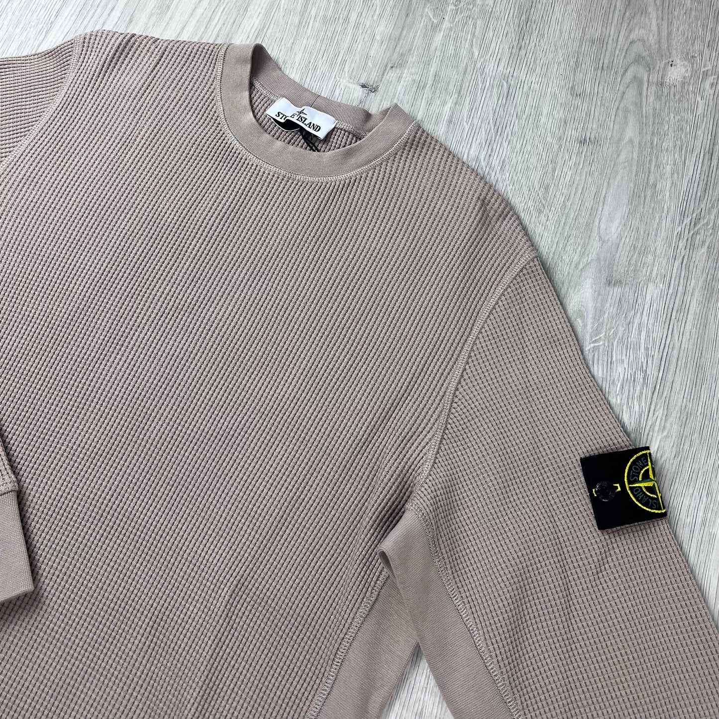 Stone Island Cotton Waffle Sweatshirt - Desert