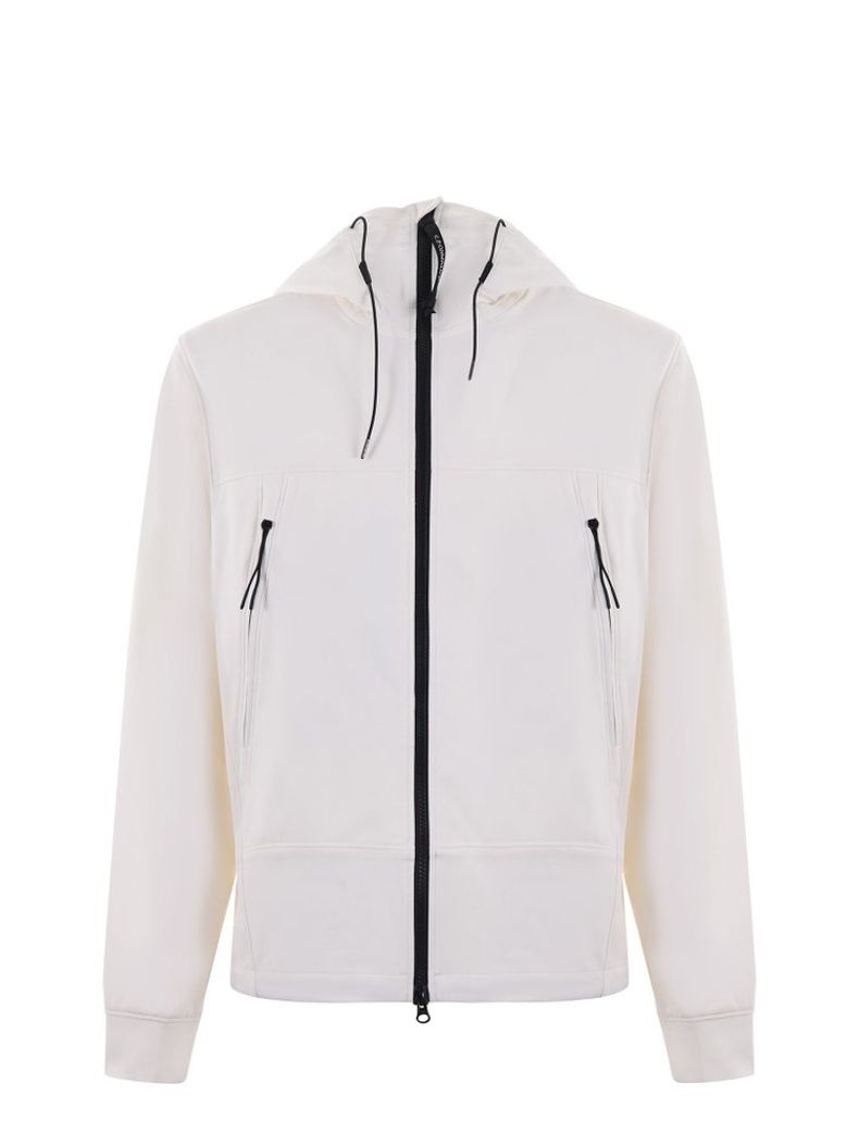 Cp Company 001A Shell-R Goggle Jacket In White