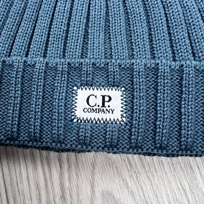 CP Company Patch Beanie - Orion Blue