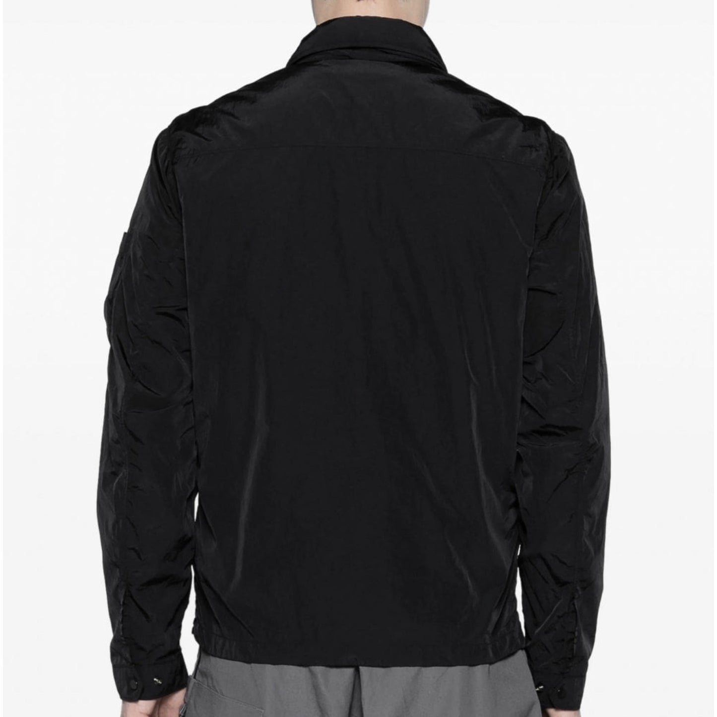 Cp Company 013A Chrome-R Lens Overshirt in Black