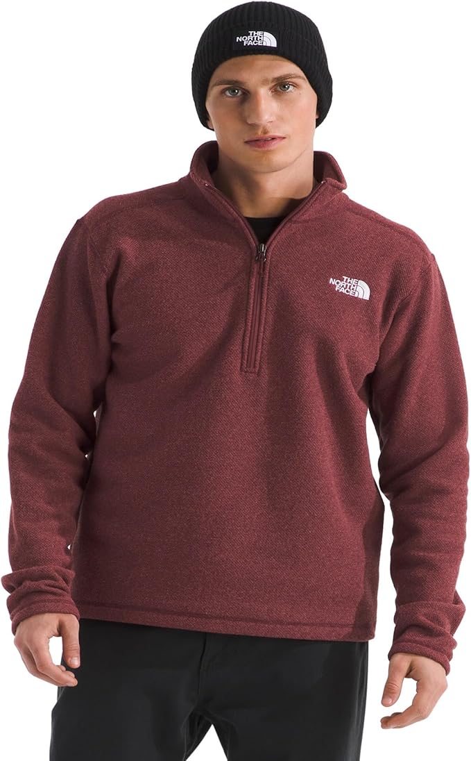 The North Face - Mens Textured Cap Rock 1/4 Zip - Sumac Heather