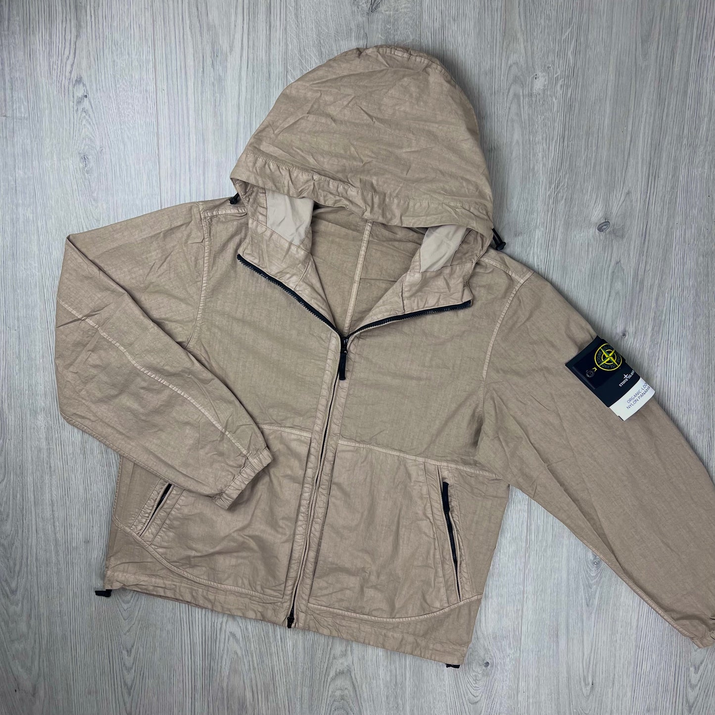 Stone Island Panama Hooded Jacket - Desert