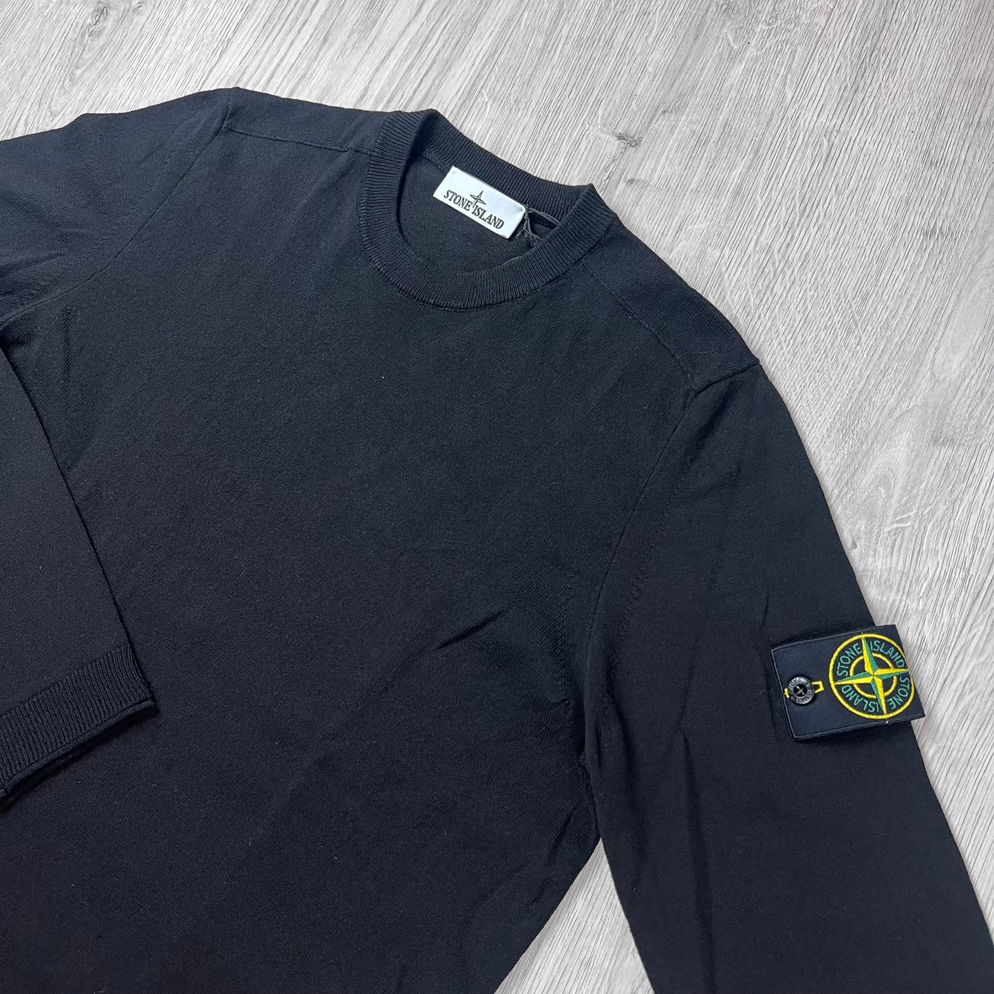 Stone Island Light Organic Sweatshirt - Black
